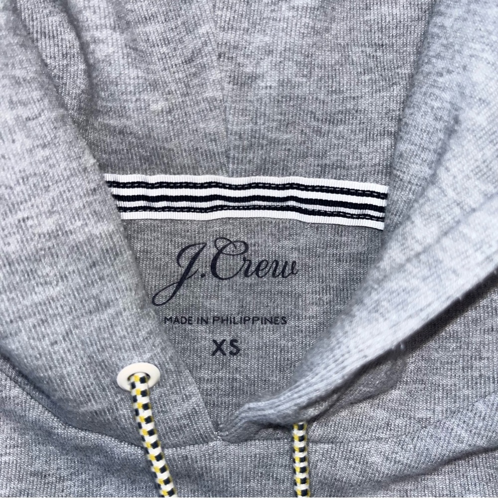Jcrew Heather Gray Cropped Hoodie, XS - Picture 5 of 5